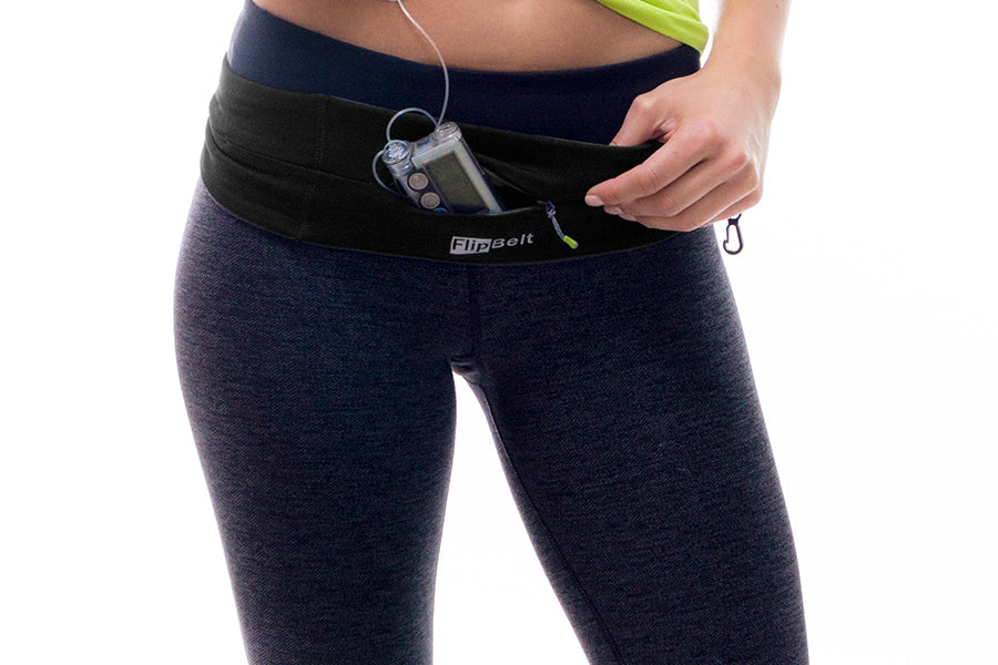 FlipBelt Zipper Aqua 