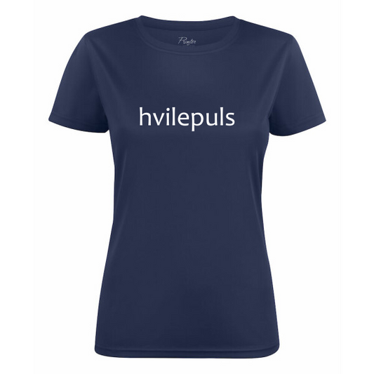 T-skjorte Hvilepuls Navy - dame